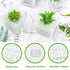 300pc Glow in The Dark Rocks Outdoor Decorative Stones Glow Rocks Luminous Stone Gemstone Shaped Luminous Pebbles for Bonsai Vase Aquarium Yard La...