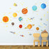 DECOWALL SG2-1501 The Solar System Kids Wall Stickers Wall Decals Peel and Stick Removable Wall Stickers for Kids Nursery Bedroom Living Room (Lar...