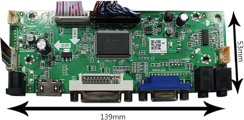 VSDISPLAY DVI VGA Audio LCD Controller Board Fit for 17 inch 4:3 1280X960 DV170YGZ-N10 DV170YGM-N10...