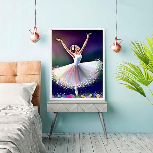 Reofrey 5D Diamond Art Kit Dancing Women Full Drill, Paint with Diamonds Art Rhinestone Embroidery Cross Stitch Craft Decor (30x40 cm/ 12x16 inch)...
