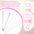 Eyebrow Microblading Marker Pens, 2pcs Skin Marker Pen Eyebrow Makeup Position Mapping Mark Tools Eyebrow Mapping Pen Stencil with 4 replacement r...