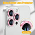 AGVEE 3+3 for iPhone 14 Pro 6.1" / 14 Pro Max 6.7" Camera Lens Protector, Bling Diamond & Bling Glitter Metal Ring 9H Tempered HD Glass Camera Pro...