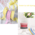 VIVIQUEN Pink Light Blue Yellow Gingham Ribbon, 3/8" Checkered Ribbon Plaid Ribbon, Picnic Craft Ribbon 100% Polyester for Sewing, Gift, DIY Craft...