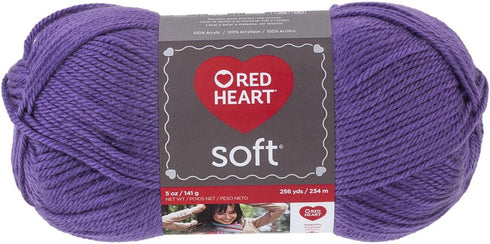 RED HEART Soft Yarn, Lavender...