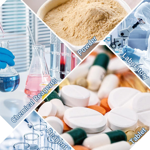 Plastic Container Lab Chemical Reagent Bottles 16.9oz Liquid Solid Storage Bottles Sample Storage Container Sealing Bottle with Cap for Food Stora...