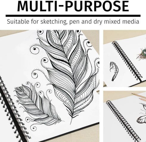 Pro-Art Sketch Book 5.5"X8", 80 Sheets...