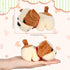 12 Pcs Cute Stuffed Animal Toy 4 Inch Mini Plush Mermaid Tiger Turtle Puppy Pig Alpaca Cat Ornaments Stuffed Doll Keychain Handbag Pendant for Bir...