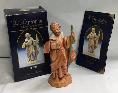 Fontanini by Roman 5" H Classic Joseph Nativity Figure, Religious Christmas Decoration...