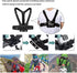 4 in 1 Chest Strap and Head Mount for Gopro Hero 12, 11, 10, AKASO EK7000, Brave 4, V50, Dragon Touch, WOLFANG Action Cameras...