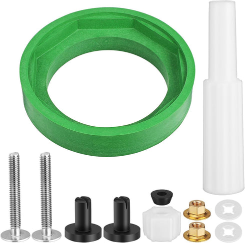 OSALADI 1 Set Universal Toilet Tank to Bowl Repair Kit Gasket Kit Inside Tank Toilet Repair Kit Tank Sealing Gasket Toilet Tank Replacement Parts...
