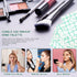 200 Pieces Makeup Hand Palette Adhesive Foundation Palette Disposable Foundation Mixing Tray Single Use Professional Make up Tools Clear Cosmetic ...