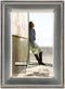 Malden International Designs 5294-46 Classic Silver Metal With Silver Beads 2-Tone Picture Frame, 4x6, Silver...