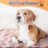 4 Pcs Pet Blanket Dog Puppy Blanket Paw Print Fleece Blanket for Small Medium Pet Dog Cat Warm Soft Sleep Mat Guinea Pig Cage Liners Blanket (Coff...