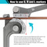 DURATECH Tube Bender, Pipe Bender, 3-IN-1, 1/4", 5/16", 3/8", for Copper, Brass, Aluminum and Thin Steel Pipes...