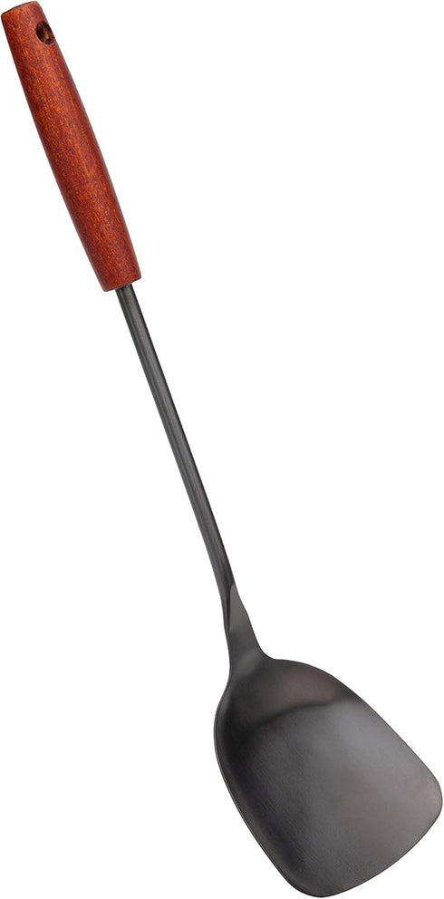 FJNATINH Wok Spatula 15 inches Spatulas for Wok, Stainless Steel Metal Wok Spatulas for Kitchen Use Cooking Utensils Spatula for Cooking Cast Iron...