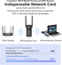 WiFi Adapter,USB WiFi Adapter,PC WiFi Adapter,1800Mbps Dual Band 2.4G & 5G(574Mbps/1201Mbps),Dual 5dBi Antennas High Gain 802.11AC,Supports Window...