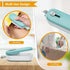 Mini Bag Sealer, 2 in 1 Bag Sealer Heat Seal with Cutter and with Lanyard, Mini Bag Resealer Machine for Plastic Bags Snack Bags Food Storage (Bat...