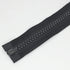 Leekayer 2PCS #10 84 cm Heavy Duty Zippers for Sewing Separating Large Plastic Zippers Black Tape with Double Pull Tab Slider, Sleeping Bag, Boat,...