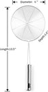 Versatile Stainless Steel Spider Strainer/Skimmer/Ladle for Cooking and Frying, Chirano Kitchen Gadgets Wire Strainer Pasta Strainer Spoon (6 Inch...