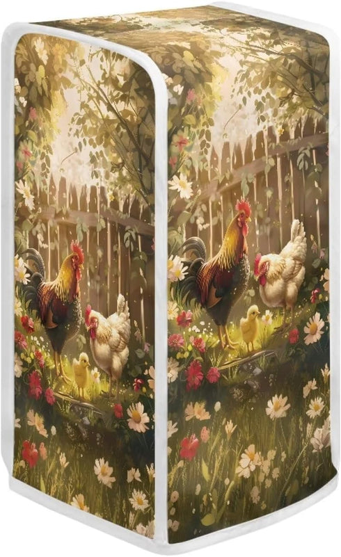 Farm Rooster Can Opener Cover Oil-proof Jar Opener Cover Bottle Opener Dust Cover Keep Your Kitchen Clean Fits Most Electric Automatic Can Openers...