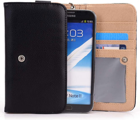 Kroo Clutch Wallet for Smartphones up to 6-Inch - Black...