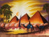 QAZWSX Egypt Desert Pyramid 5D DIY Diamond Arts Kits for Kids Beginner, Landscape Full Drill Diamond Art Painting Kits Mosaic Diamond Dots Cross S...