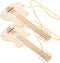 2pcs Graffiti Painting Guitar Toys Kids DIY Crafts Wooden Guitar Toy for Kids Graffiti Wooden Guitar Toy Wooden Graffiti Guitar Toy Wood Guitar Wo...