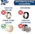 1/2" Pex A Expansion Ball Valve, Red/Hot and Blue/Cold 29-5-1&2 (2)...
