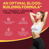 Doctor's Recipes Iron Supplement, with Vitamin C, B6, Folate & B12, Non-Constipating, Stomach Friendly, Gentle Iron Pills for Iron Deficiency, Blo...
