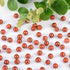 6mm 200pcs Natural Stone Beads Red Jasper Round Genuine Stone Beading Loose Gemstone Hole Size 1mm DIY Charm Smooth Beads for Bracelet Necklace Ea...