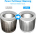 Washing Machine Cleaner Tablets - 24 Pack for Year-Round Deep Clean of Washer Machine, Suitable for HE, Top Load & Front Load Washer Cleaner, Grim...