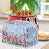 Toaster Oven Covers Extra Large Blue Flower Toaster Bread Maker Cover Quilted Toaster Cover 2 Slice Kitchen Small Appliance Covers, Toaster Cover ...