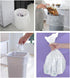 100 Count Small Trash Bags 4 Gallon Small Clear Garbage Bags Strong, Leakage-Free,Unscented Thick for Bathroom, Office, Kitchen Waste Basket Small...