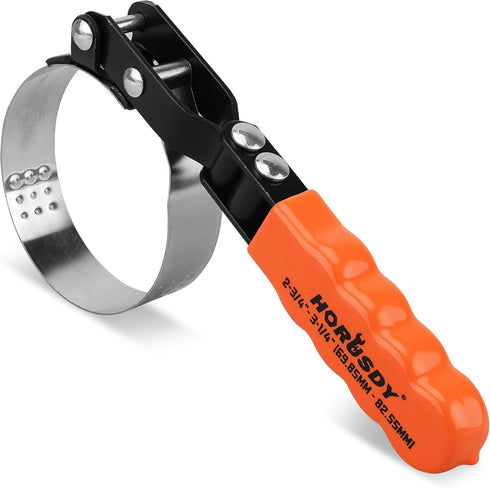 HORUSDY Small Swivel Oil Filter Wrench, 2-3/4" to 3-1/4" Oil Filter Removal Tool Fits Filters, Adjustable Oil Filter Removal Tool...