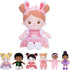 OUOZZZ Soft Baby Doll for Girls - My First Baby Doll Birthday Gifts for Girls Plush Rag Dolls Bunny Pink Dress Toy for Toddlers Kids Infants 15"...