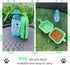 Collapsible Dog Bowl, Double Silicone Pet Bowl, Outdoor Travel Dog Cat Food and Water Bowl, Foldable and Expandable Dog Bowl, 2 in 1 Portable Pet ...