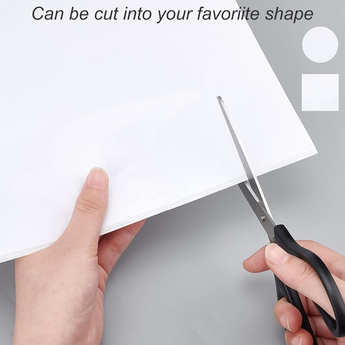 BENECREAT 10Sheet A4 Size White Double Sided Tape Sheets 8.3x11.5 Inch Strong Adhesive Tap Sheet Removable Glue Sheet for Arts Craft Photo Albums ...