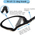 Multifunctional Figure 8 Padded Head Halter Walking Training Leather Stopper Slip Lead Dog Rope Leash (Hot Pink)...