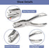 200 Pieces Paper Fasteners Brads, Multi Color Mini Brads Round Fasteners with 200 Pieces Silver Washers and Single Hole Metal Punch Pliers, Metal ...