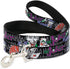 Buckle-Down Pet Leash - The Joker Pose/Cards/HAHAHAHA Black/Gray - 4 Feet Long - 1" Wide...