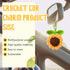 Handmade Sunflower Car Rear View Mirror Hanging Accessories Ornaments Cute Women's Car Interior Decorations Automotive Interior Aesthetic Gifts...