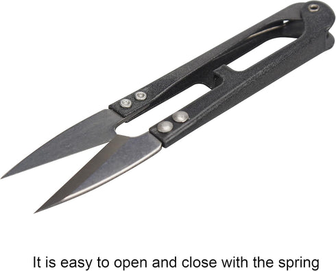 Sewing Scissors Yarn Thread Cutter 4.1inch Mini Small Snips Trimming Nipper Made of High-Carbon Steel Thread DIY Supplies for Stitch Embroidery, K...