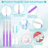 Lezmarket 300PCS Interdental Brushes for Braces, Soft and Bendable Dental Brush for Orthodontic Braces, Braces Cleaner Brush Tooth Pick Teeth Flos...