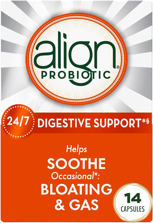 Align Probiotic, Probiotics for Women and Men, Daily Probiotic Supplement for Digestive Health*, #1 Recommended Probiotic by Doctors and Gastroent...