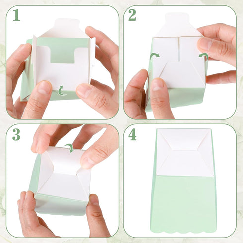 36Pcs Sage Green Mini Popcorn Boxes Green Popcorn Buckets Candy Favor Boxes for Movie Night Party Supplies, 2.2 x 4.2 x 3in...