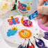 Heyseri Diamond Art Painting Pens, Ergonomic Diamond Painting Drill Pens Tools Accessories, Gem Art Pen Tools with Metal Tips for 5D Craft Nail (B...
