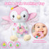 Penguin Baby Toys 0-6-12 Months,Stuffed Animal Plush Toy,Textured Hanging Ring,Rattles & Crinkle Sound Paper,Tummy Time Toys for Newborns Toys for...