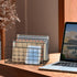 3 Slot Metal Desk Mail Organizer, Mesh Small Large File Magazine Book Record Holders Letter Organizer, Bill/Document/Filing/Folders/Paper Organize...