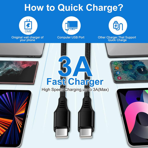Samsung Charger Block 2 Port Super Fast Charging Android Car Cable for Samsung Galaxy A15 5G A35 A55 A25 S24 Ultra A14 A54 S23, 25W Wall Charger,3...