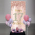 Happy 17th Birthday Door Banner Decorations for Girls, Pink Rose Gold 17 Birthday Door Cover Backdrop Party Supplies, Large Seventeen Year Old Bir...
